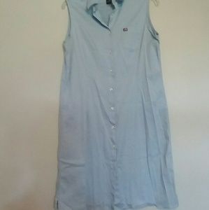 Button up polo collared dress